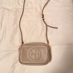 Gray Tory Burch Crossbody Bag
